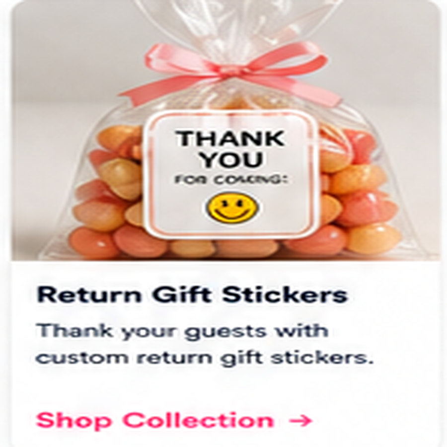 Return Gift Stickers
